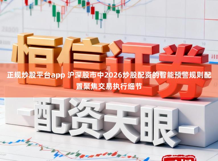 正规炒股平台app 沪深股市中2026炒股配资的智能预警规则配置聚焦交易执行细节