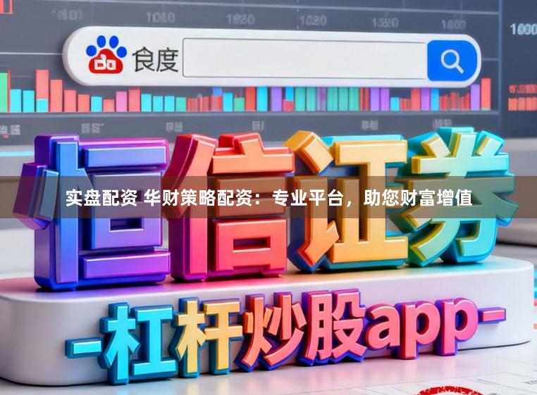 实盘配资 华财策略配资：专业平台，助您财富增值